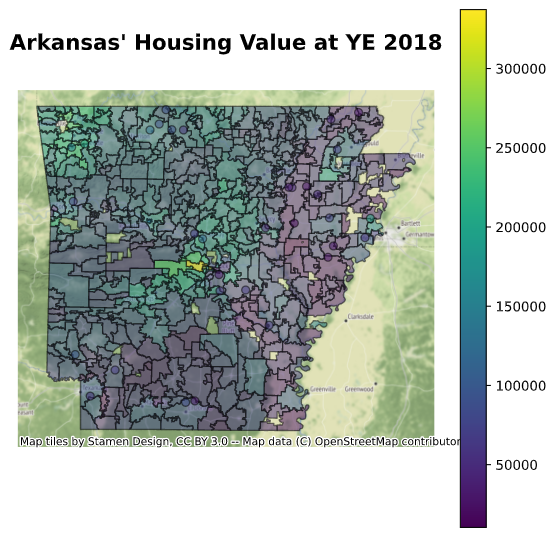 Arkansas's Map